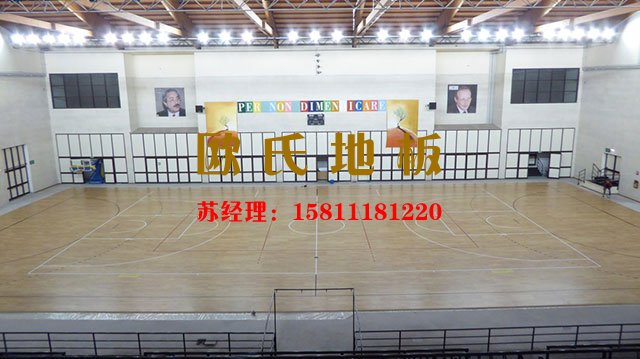 室內(nèi)籃球館專用運(yùn)動木地板價(jià)格——?dú)W氏舞臺木地板