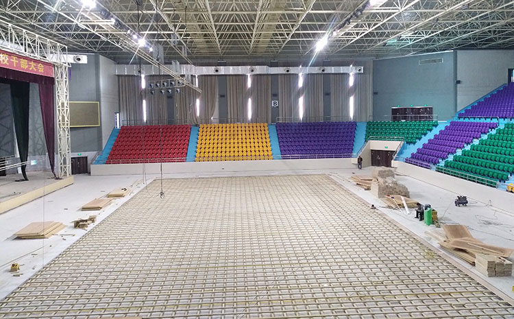 云南室內籃球木地板廠家包工包料多少錢